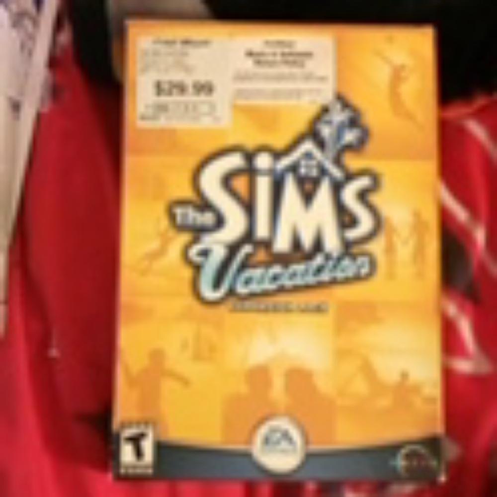 The Sims vacation video game